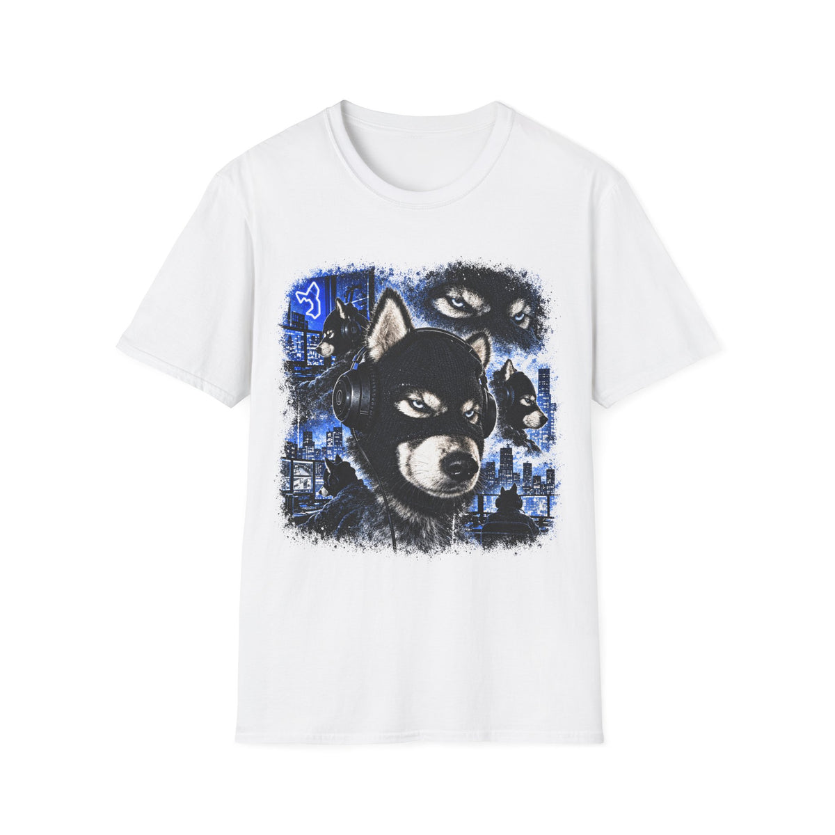 T-Shirt Husky Cagoule Hacker
