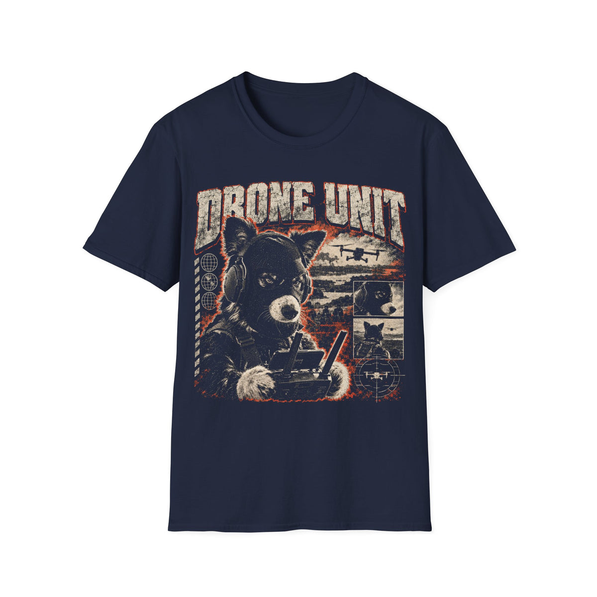 Drone Unit Bataclava Dog T-Shirt