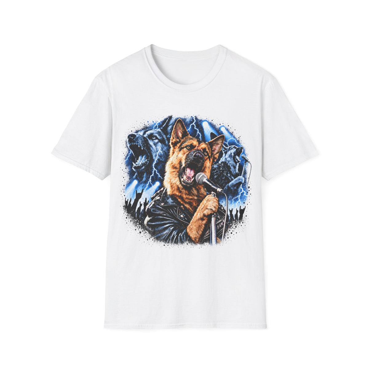 Singer Dog T-Shirt