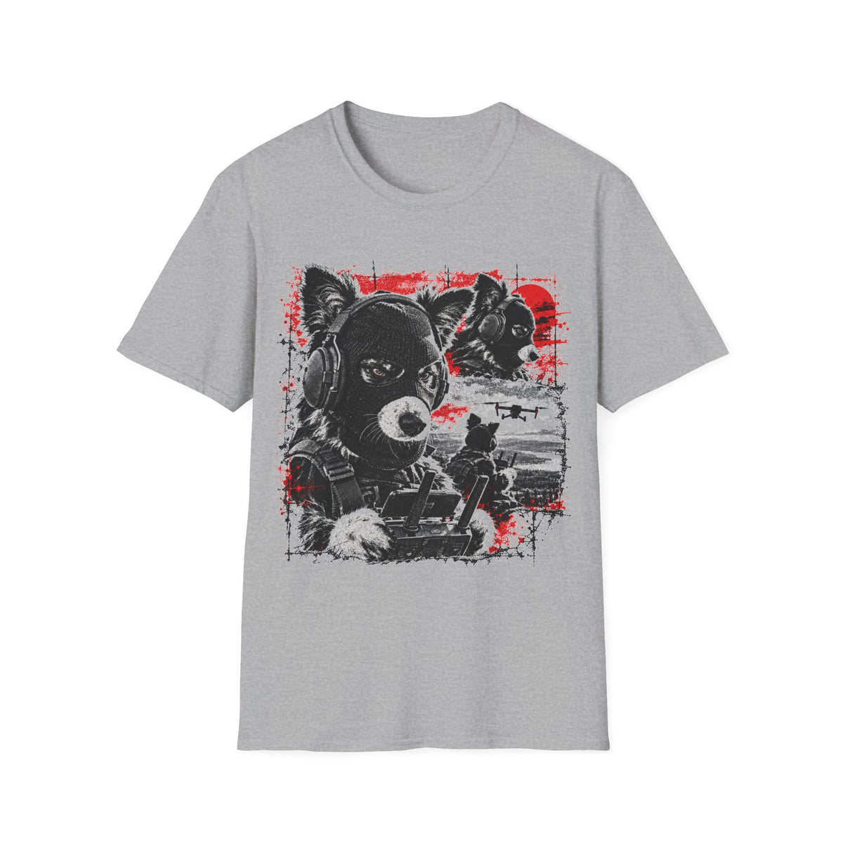 T-Shirt Border Cagoule Drone