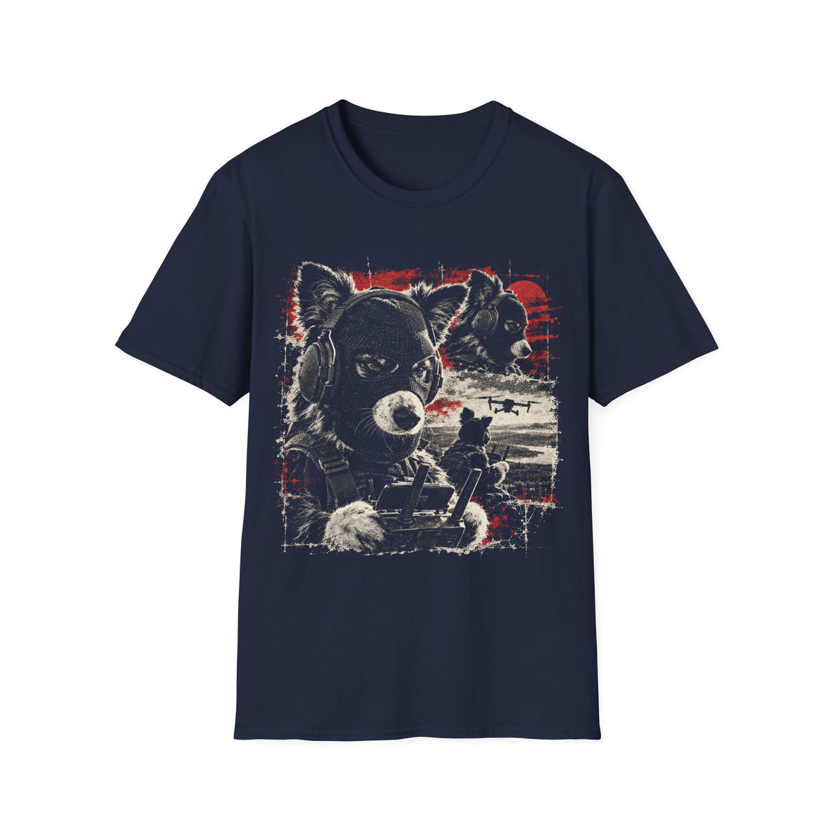 T-Shirt Border Cagoule Drone