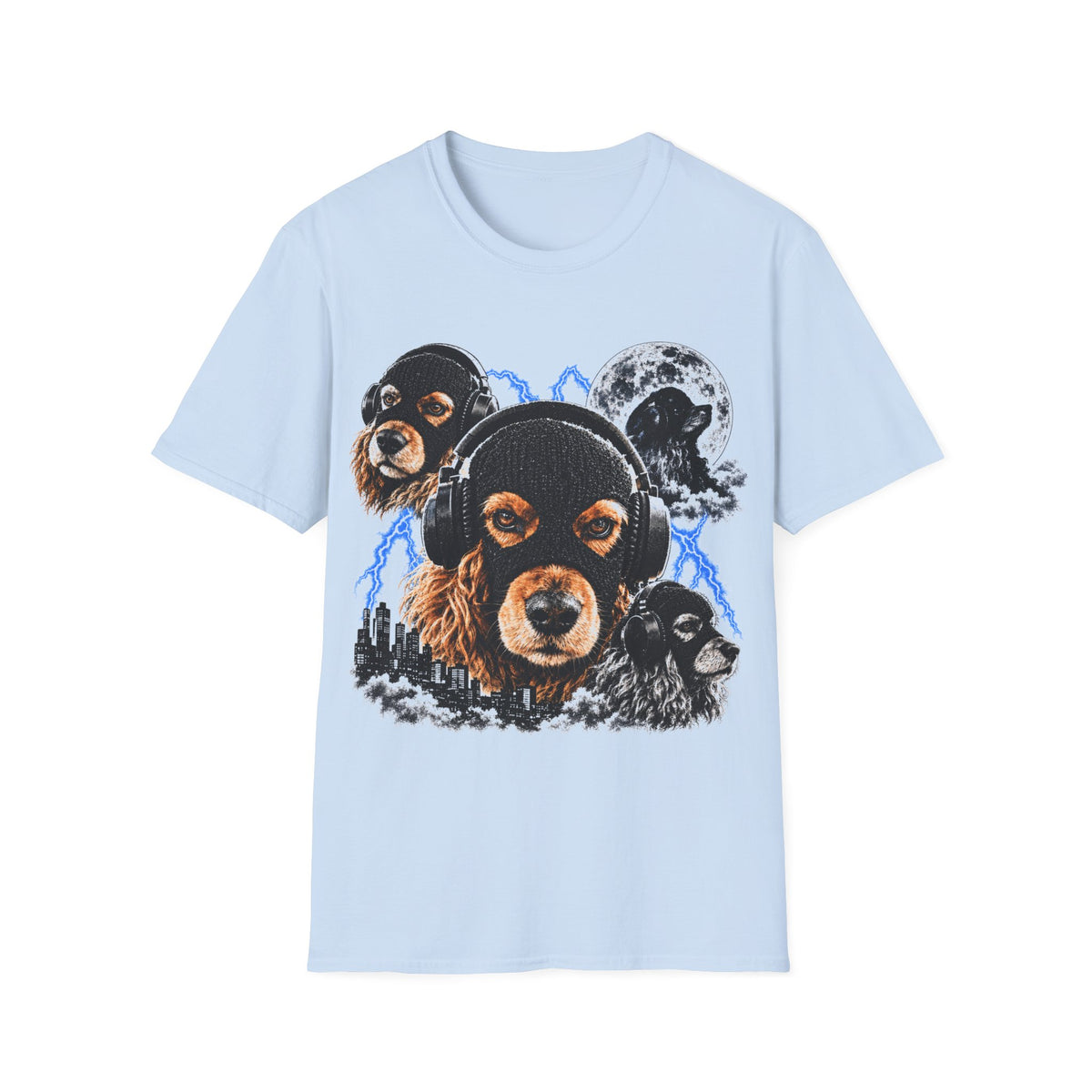 Serious Bataclava Dog T-Shirt