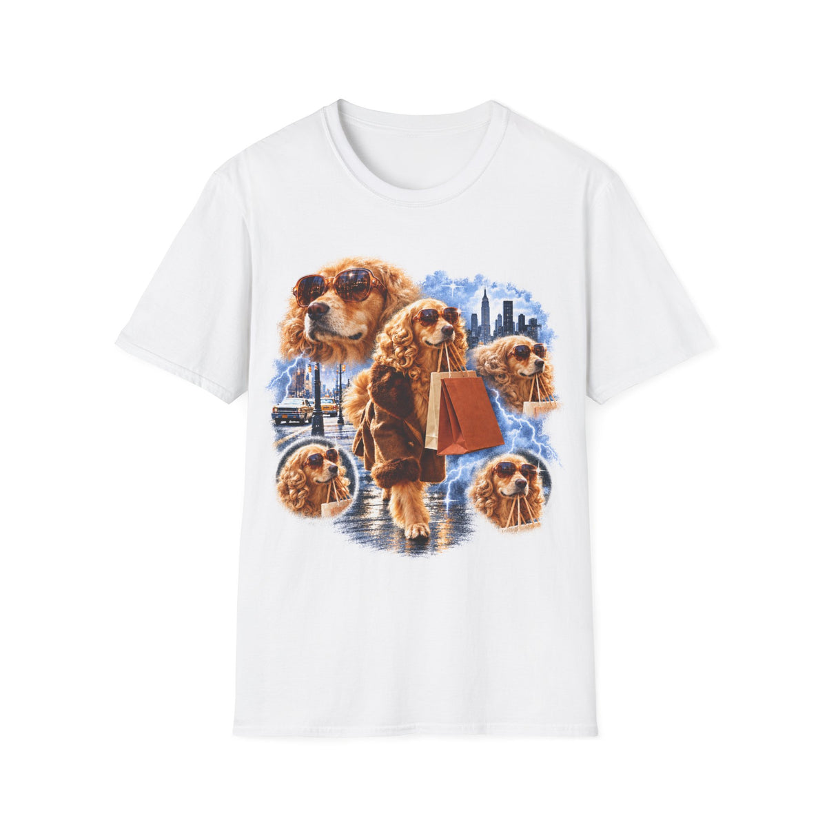 Shopping Dog T-Shirt