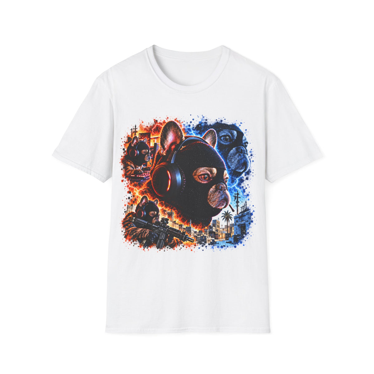 PC Gamer Bataclava Dog T-Shirt