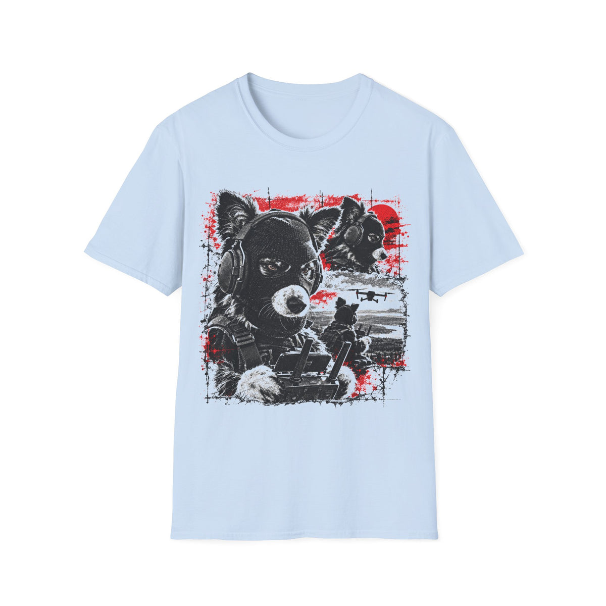 T-Shirt Border Cagoule Drone