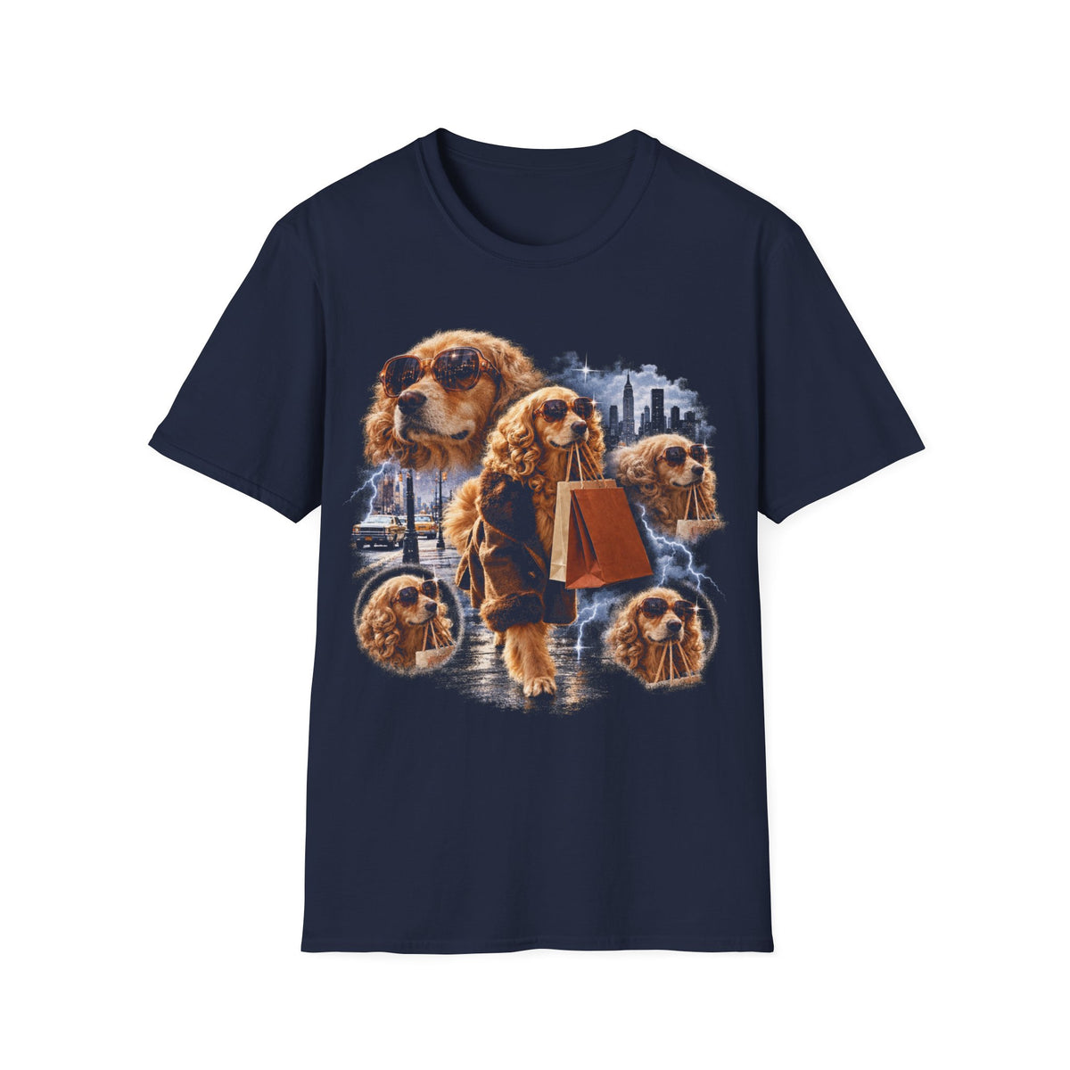 Shopping Dog T-Shirt