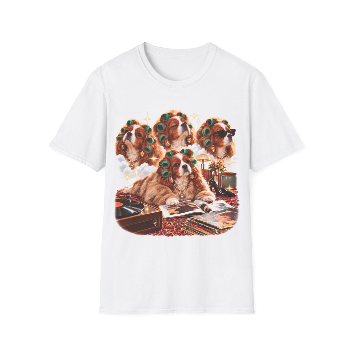 T-Shirt Cavalier King Charles Bigoudis