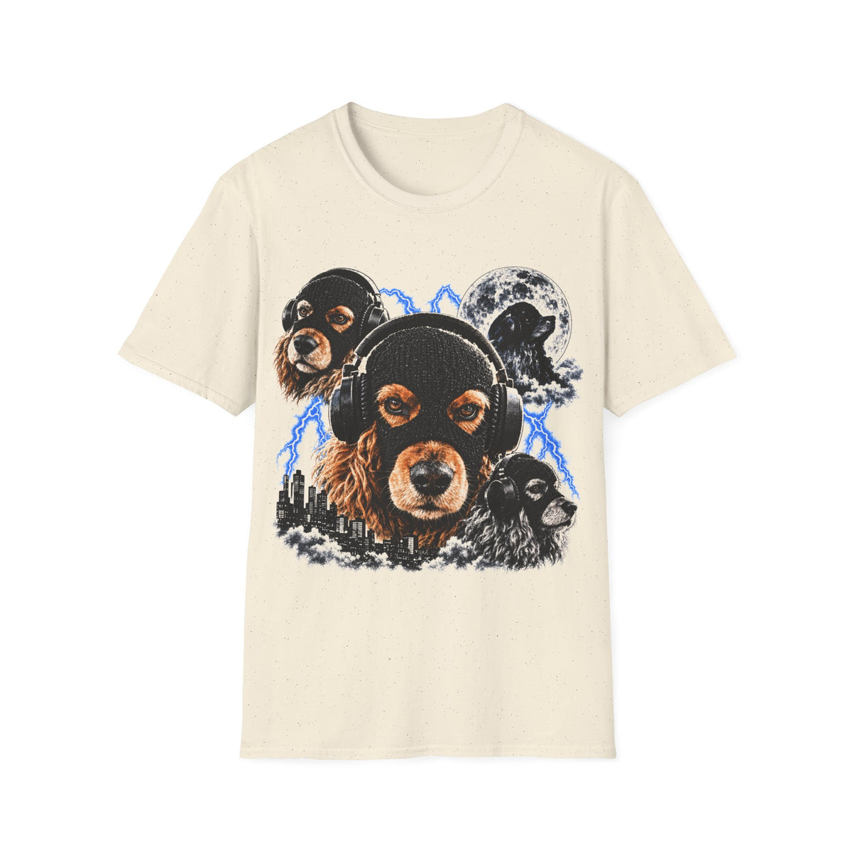 Serious Bataclava Dog T-Shirt