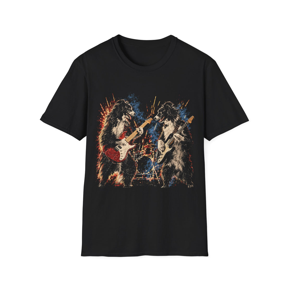 Guitarists Duo Dogs T-Shirt