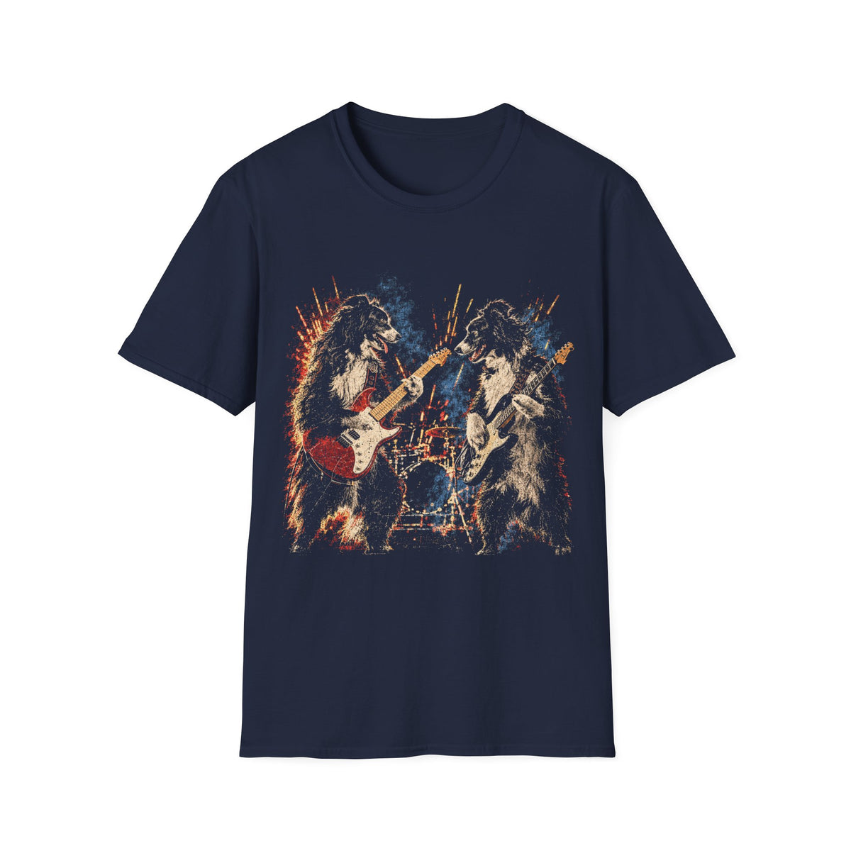 Guitarists Duo Dogs T-Shirt