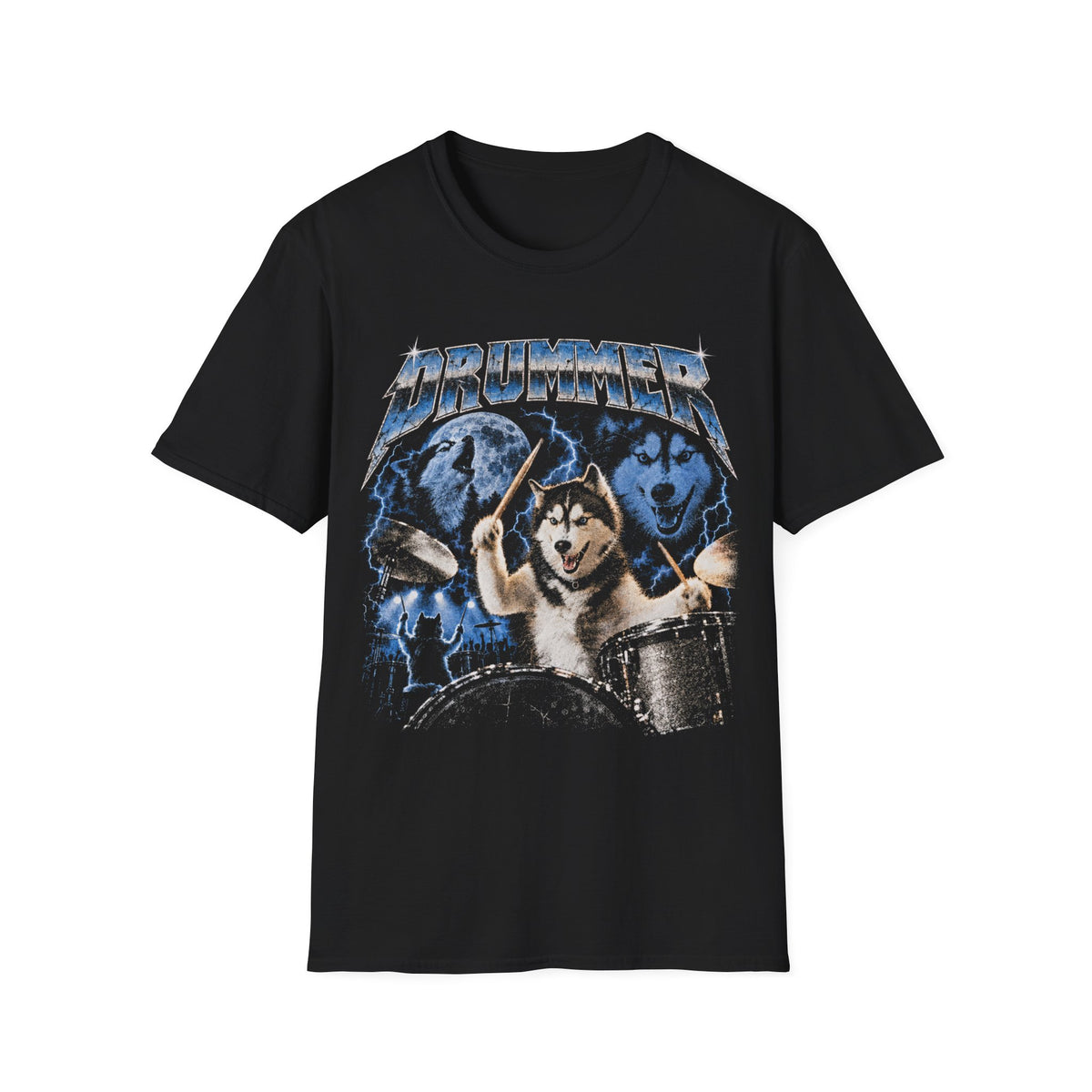 Drummer Dog T-Shirt