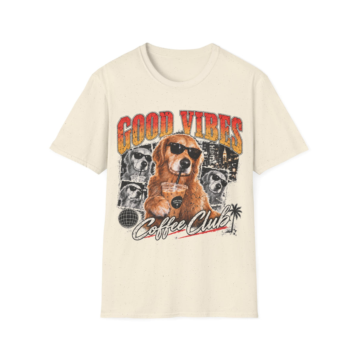 Good Vibes Coffee Club Dog T-Shirt