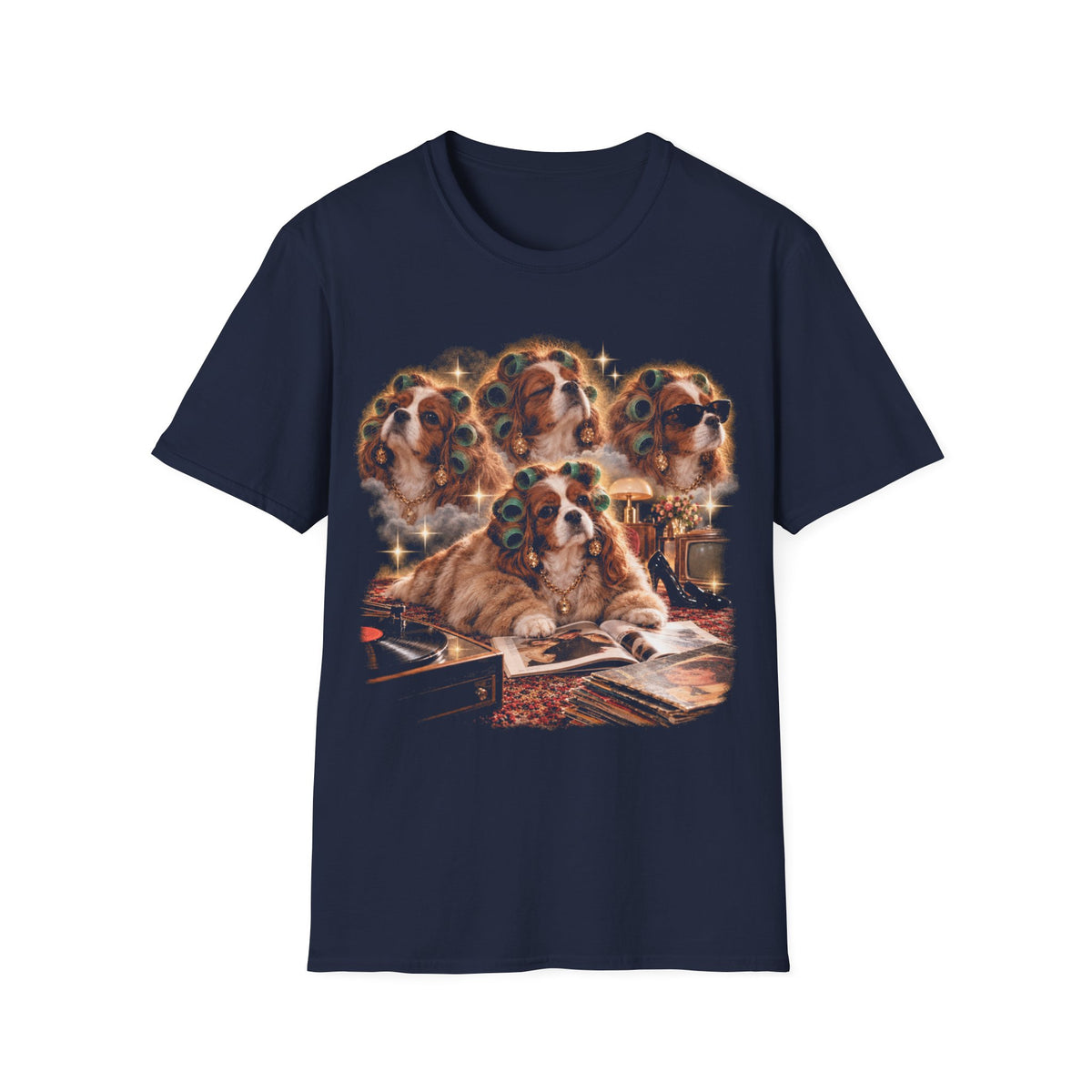 T-Shirt Cavalier King Charles Bigoudis