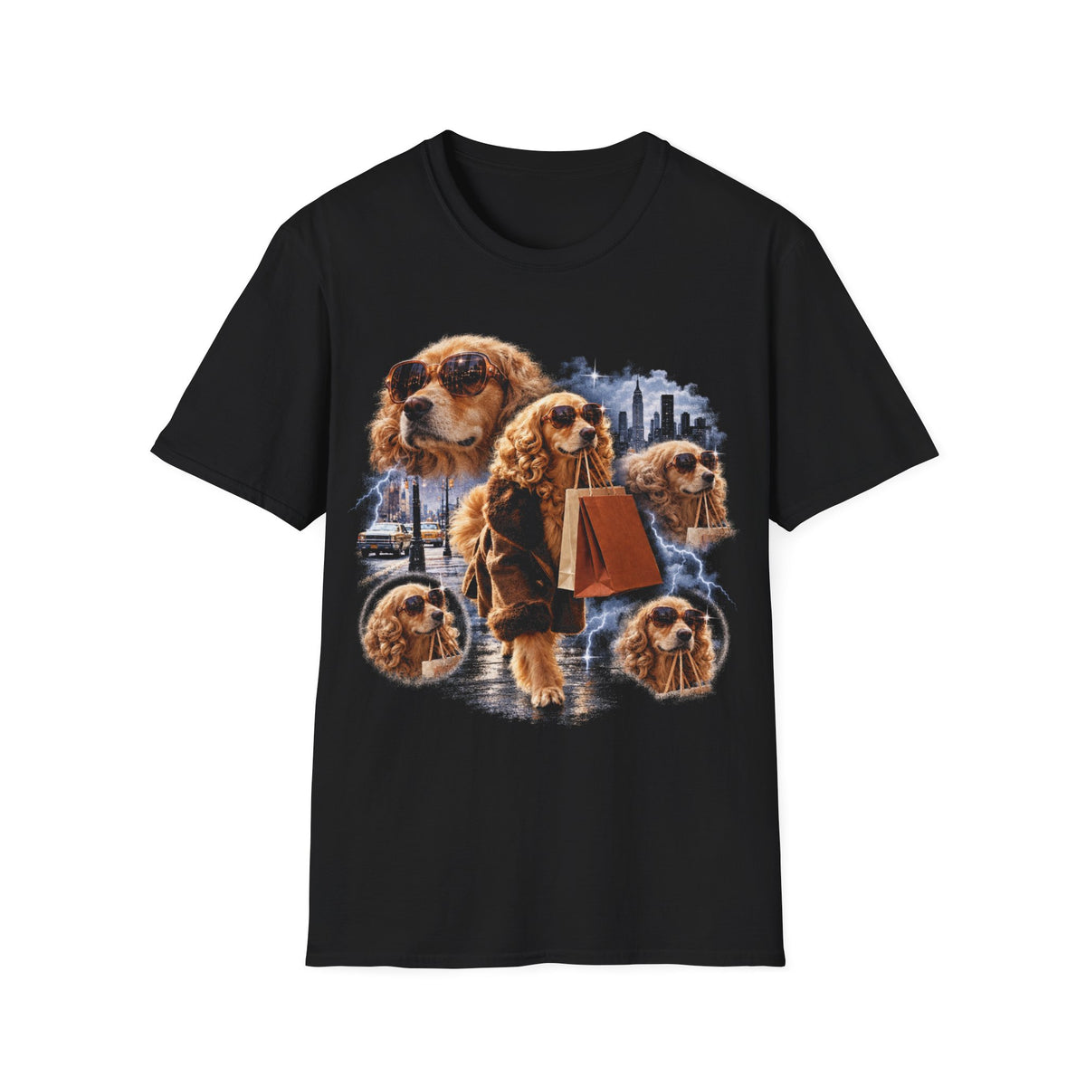 Shopping Dog T-Shirt