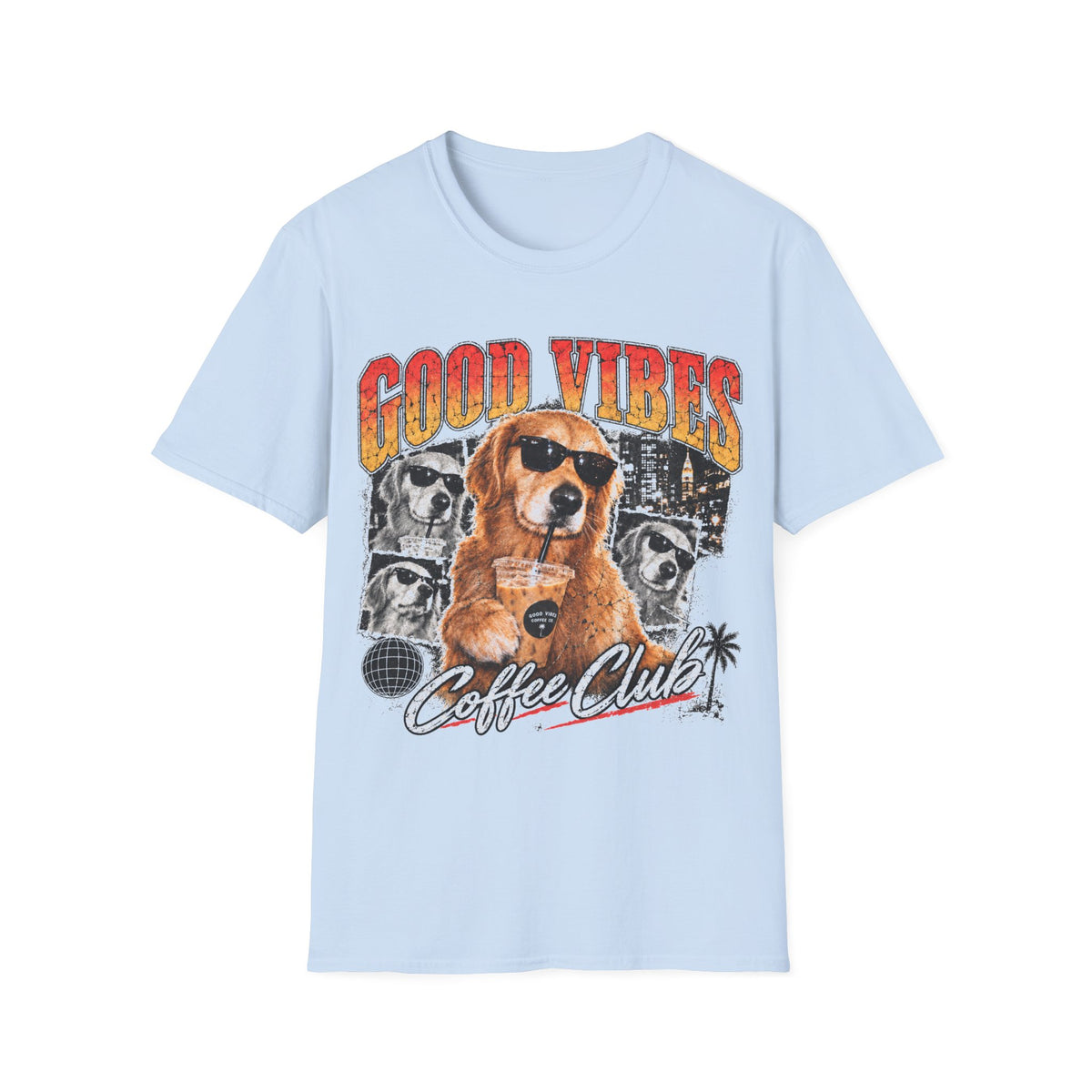 Good Vibes Coffee Club Dog T-Shirt