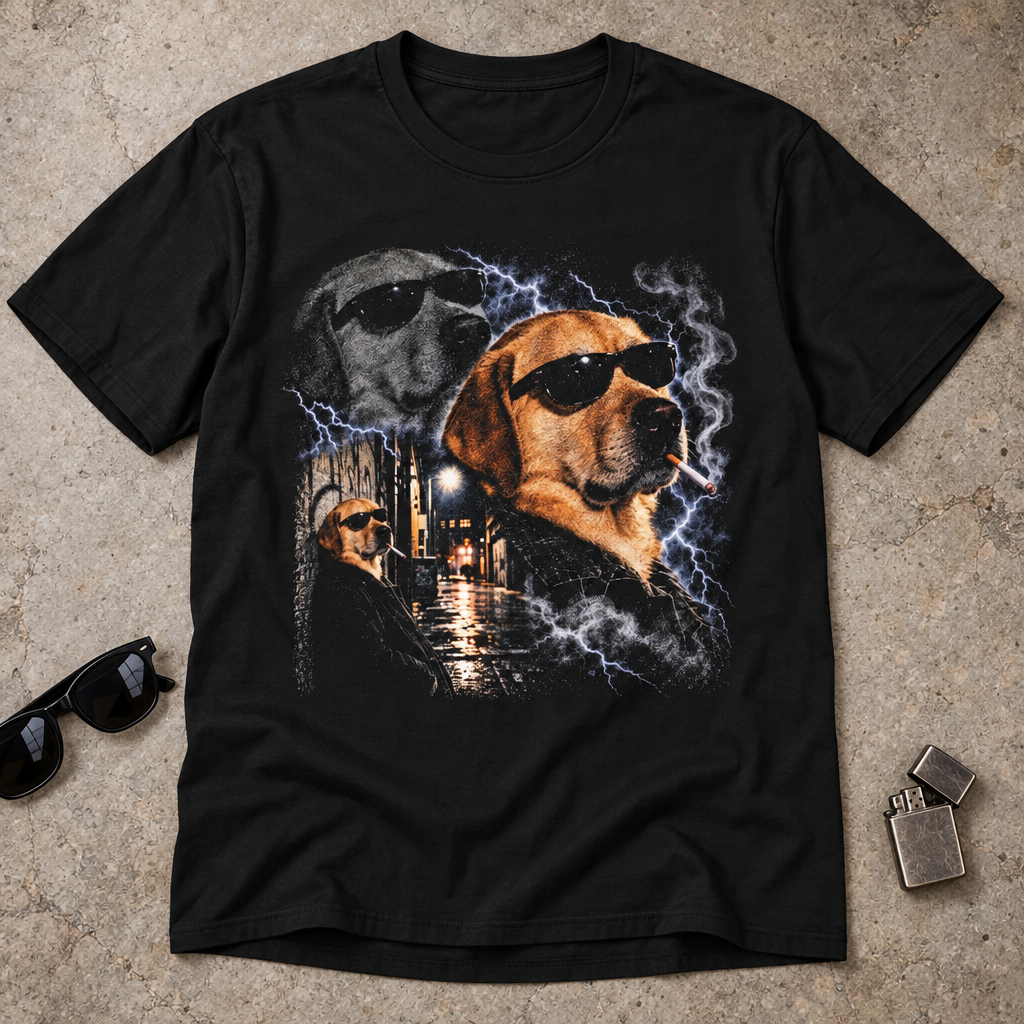Cigarette Dog T-Shirt
