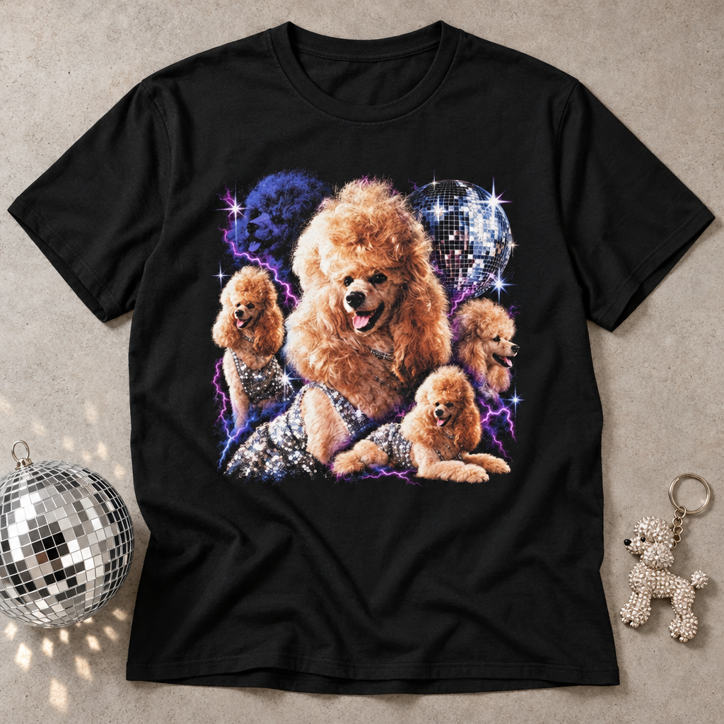 Disco Ball Dog T-Shirt