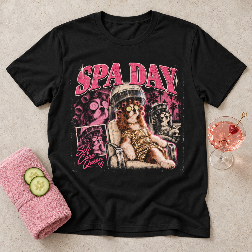 Spa Day Dog T-Shirt