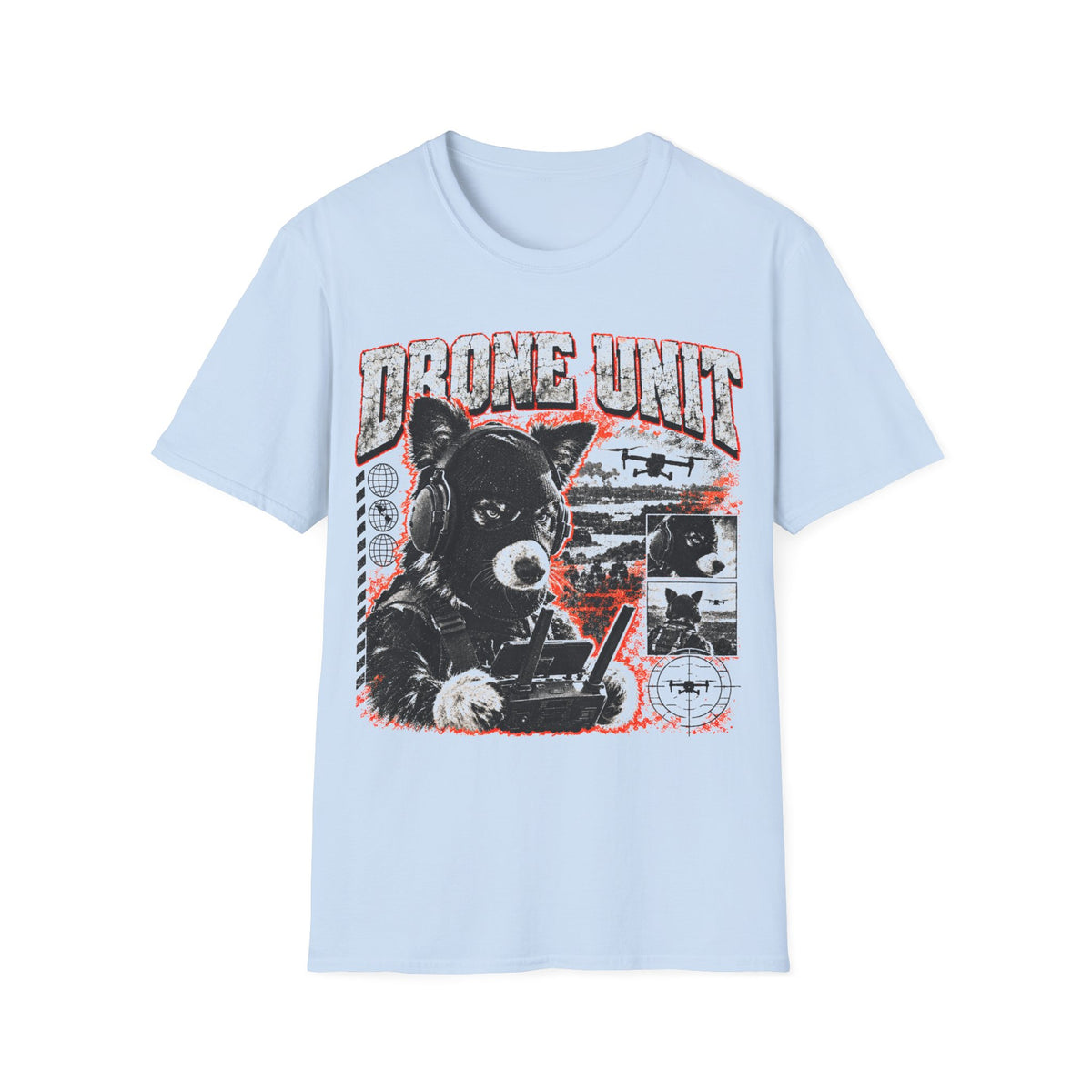 Drone Unit Bataclava Dog T-Shirt