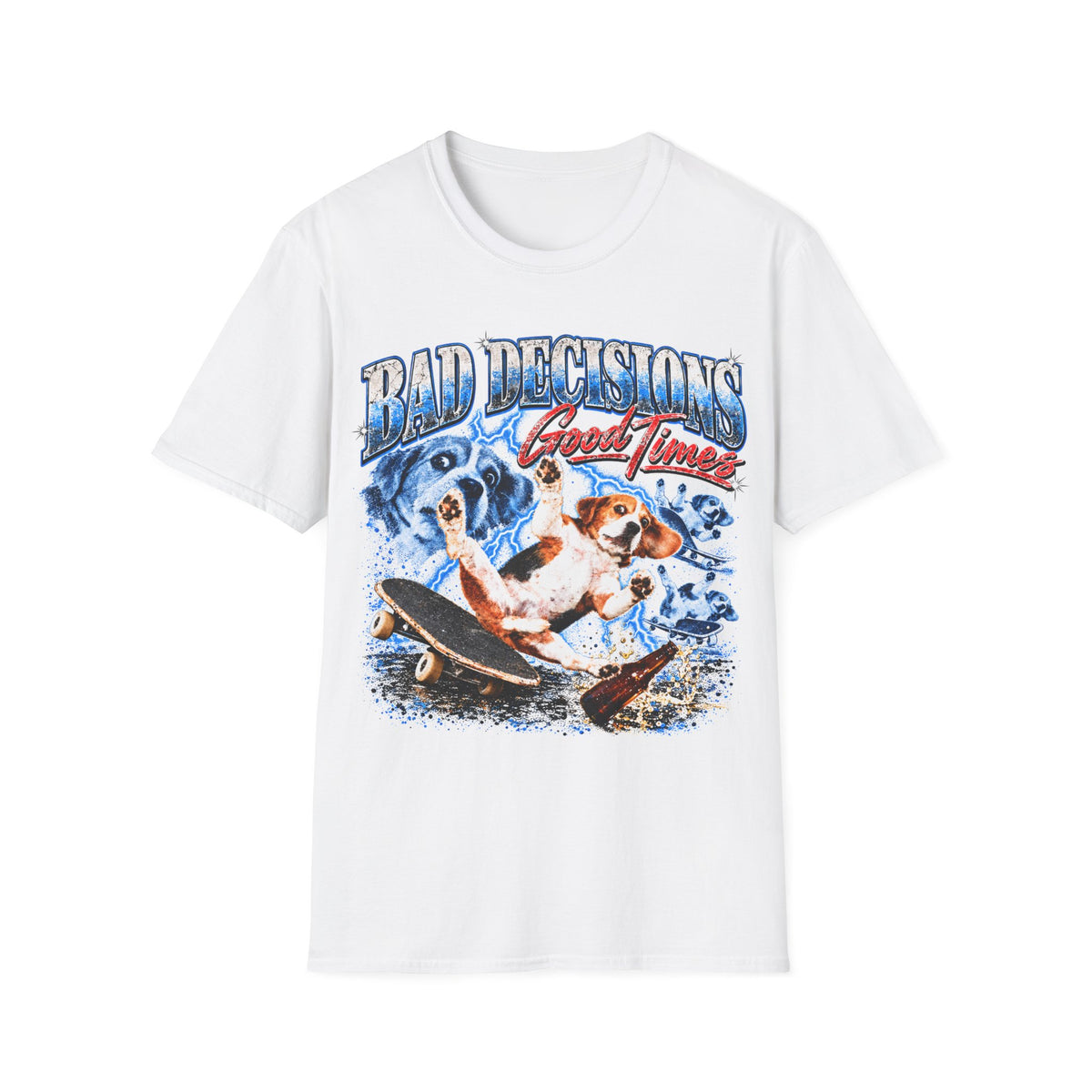 Bad Decisions Dog T-Shirt