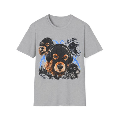 Serious Bataclava Dog T-Shirt