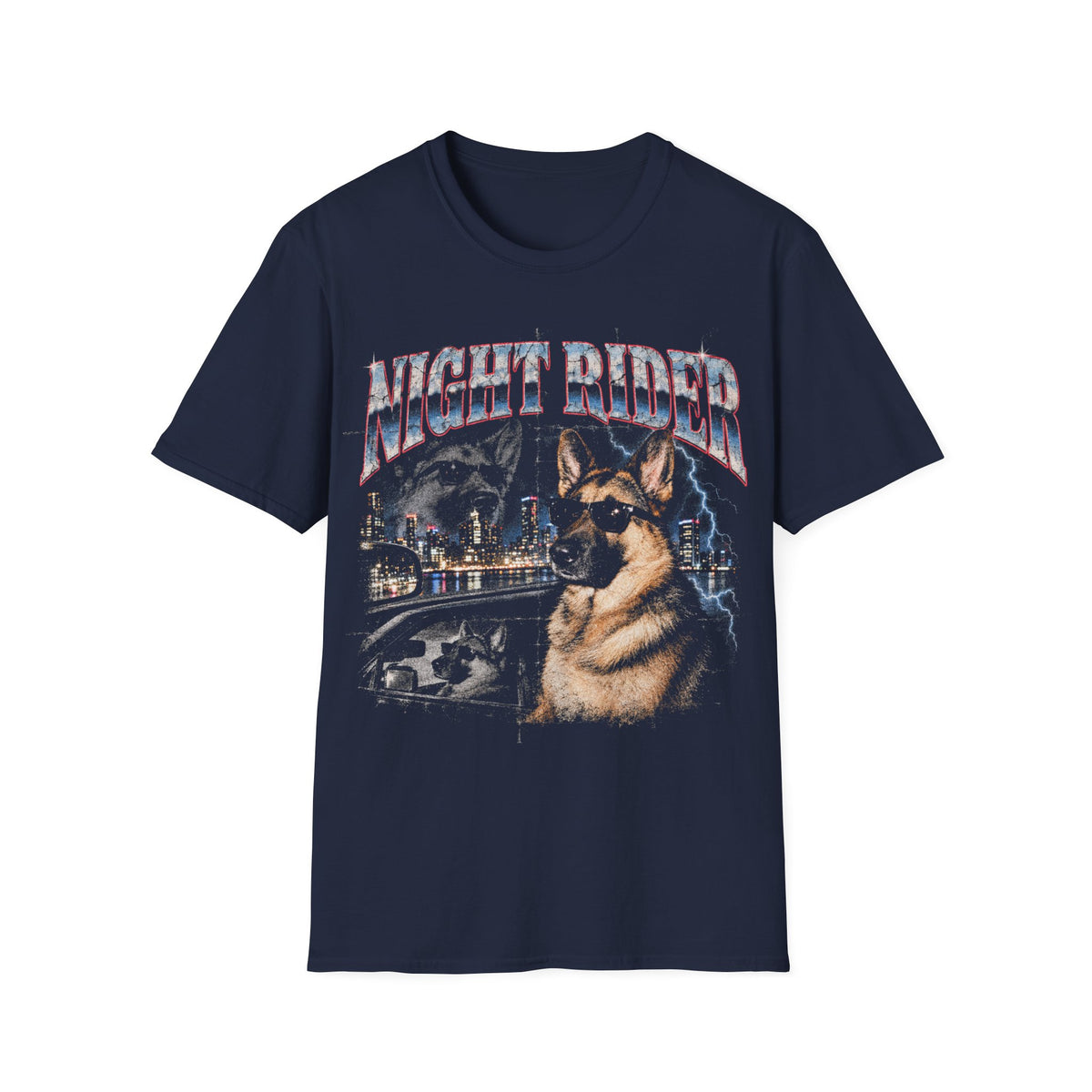 Night Rider Dog T-Shirt