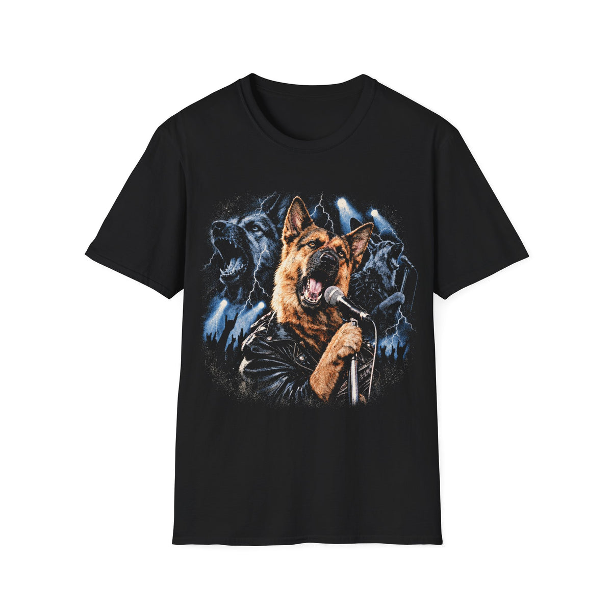 Singer Dog T-Shirt