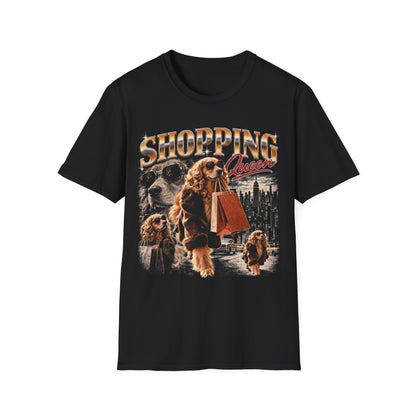 Shopping Queen Dog T-Shirt