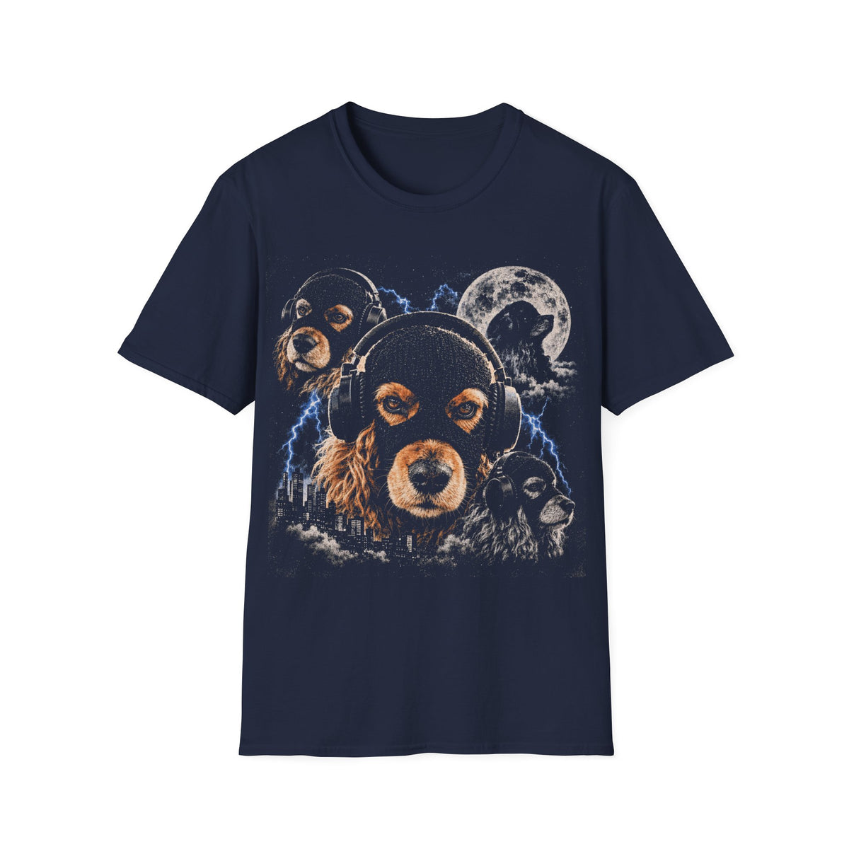 Serious Bataclava Dog T-Shirt
