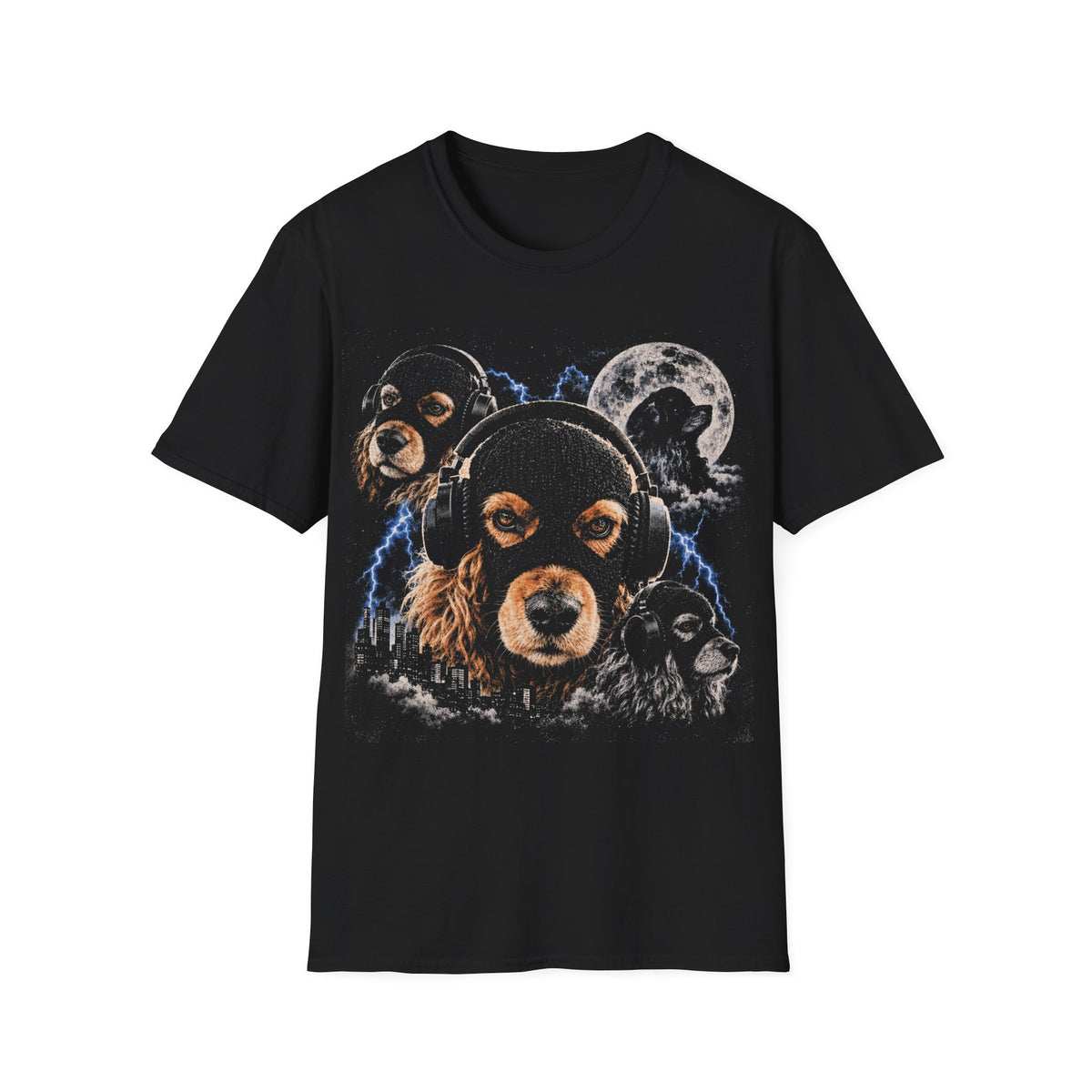 Serious Bataclava Dog T-Shirt