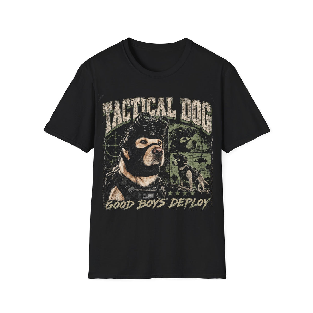 Tactical Bataclava Dog T-Shirt