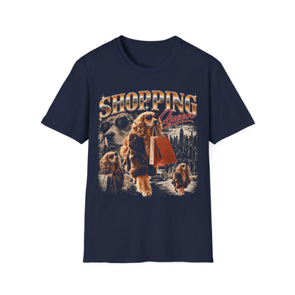 Shopping Queen Dog T-Shirt