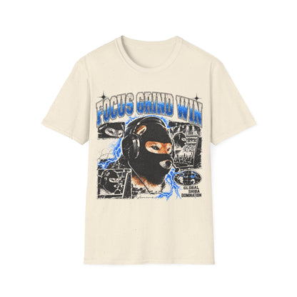 Focus Grind Win Bataclava Dog T-Shirt
