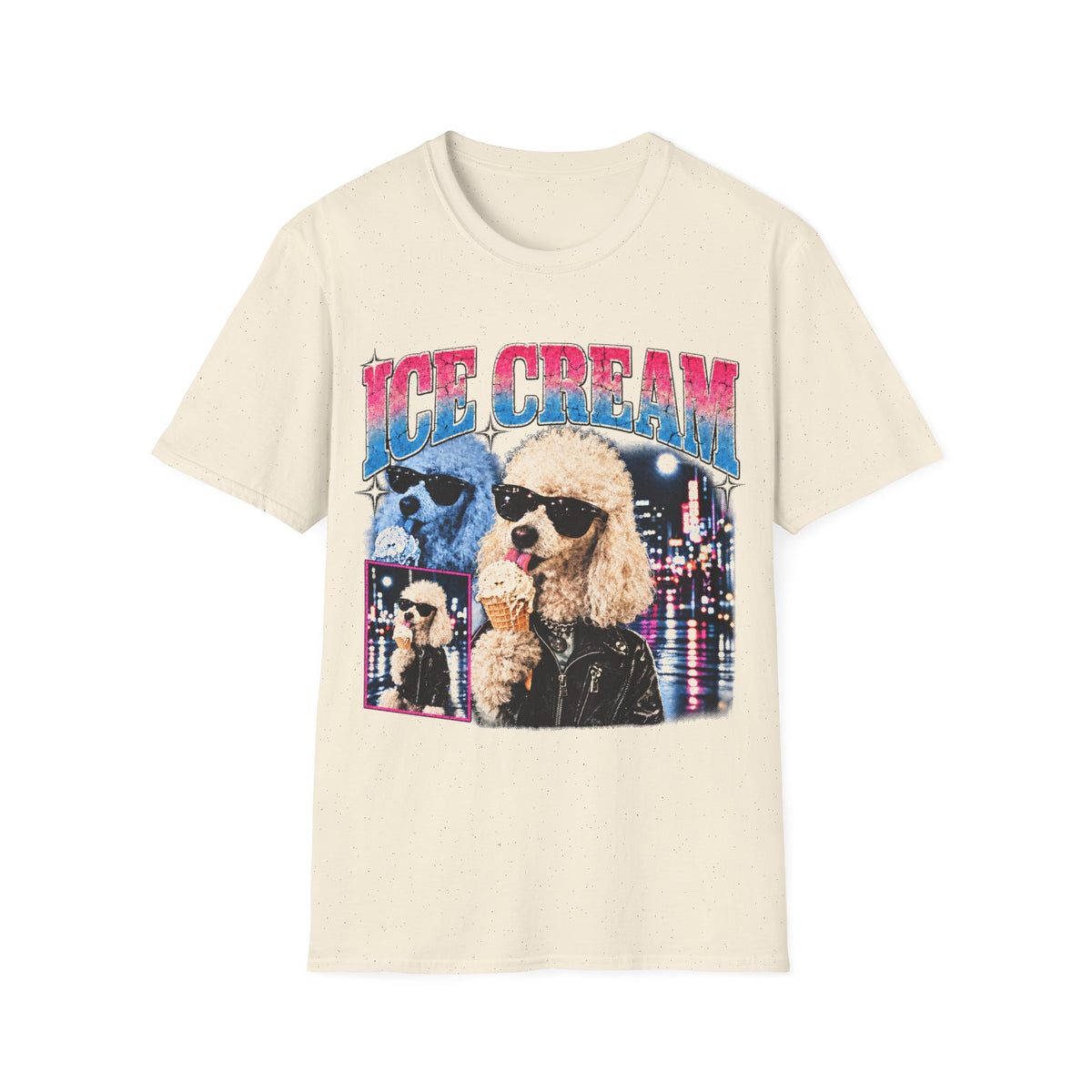 T-Shirt Caniche "Ice Cream"