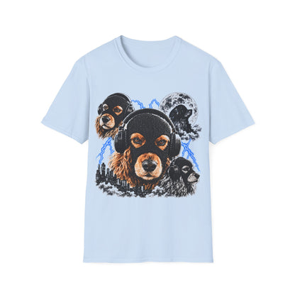 Serious Bataclava Dog T-Shirt