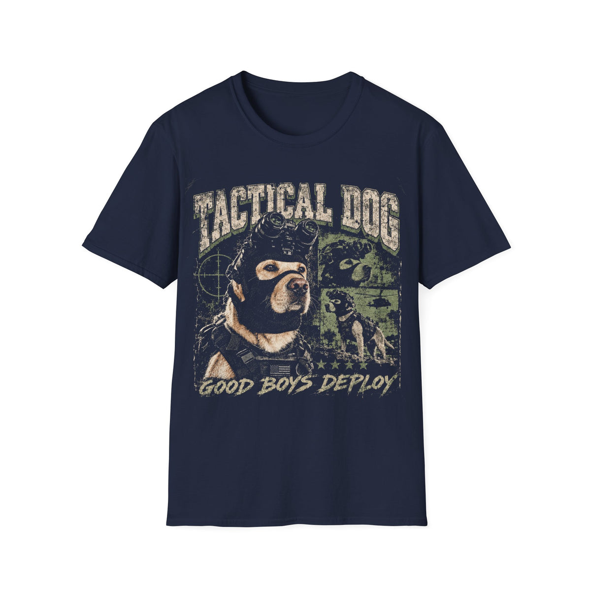 Tactical Bataclava Dog T-Shirt