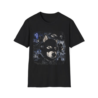 T-Shirt Husky Cagoule Hacker