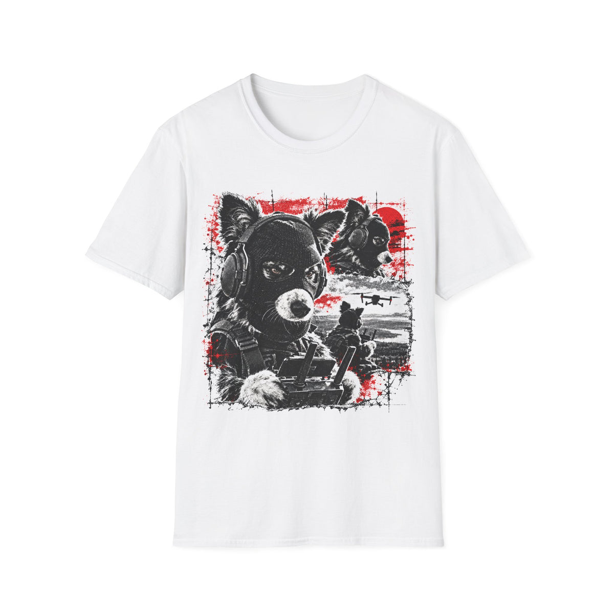 T-Shirt Border Cagoule Drone