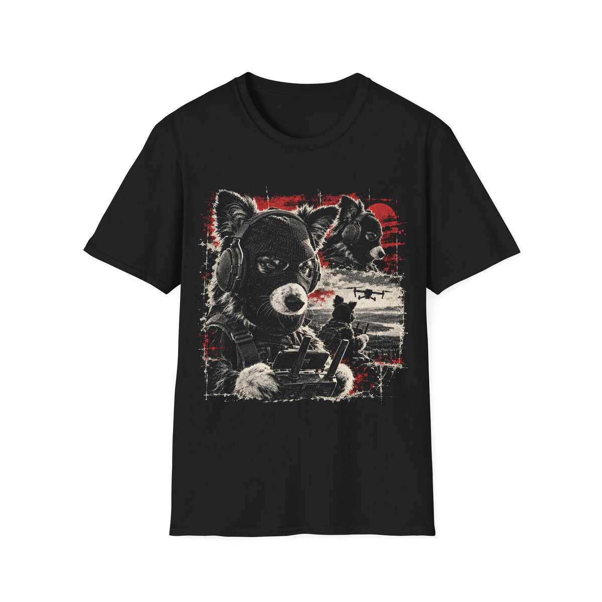 T-Shirt Border Cagoule Drone
