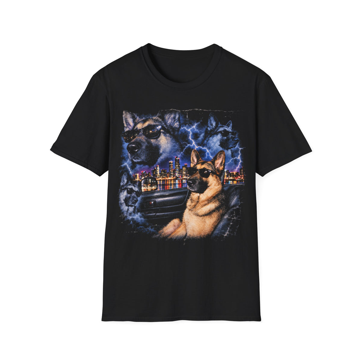 Chill Car Dog T-Shirt