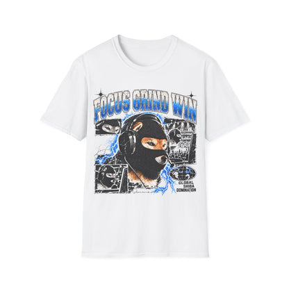 Focus Grind Win Bataclava Dog T-Shirt