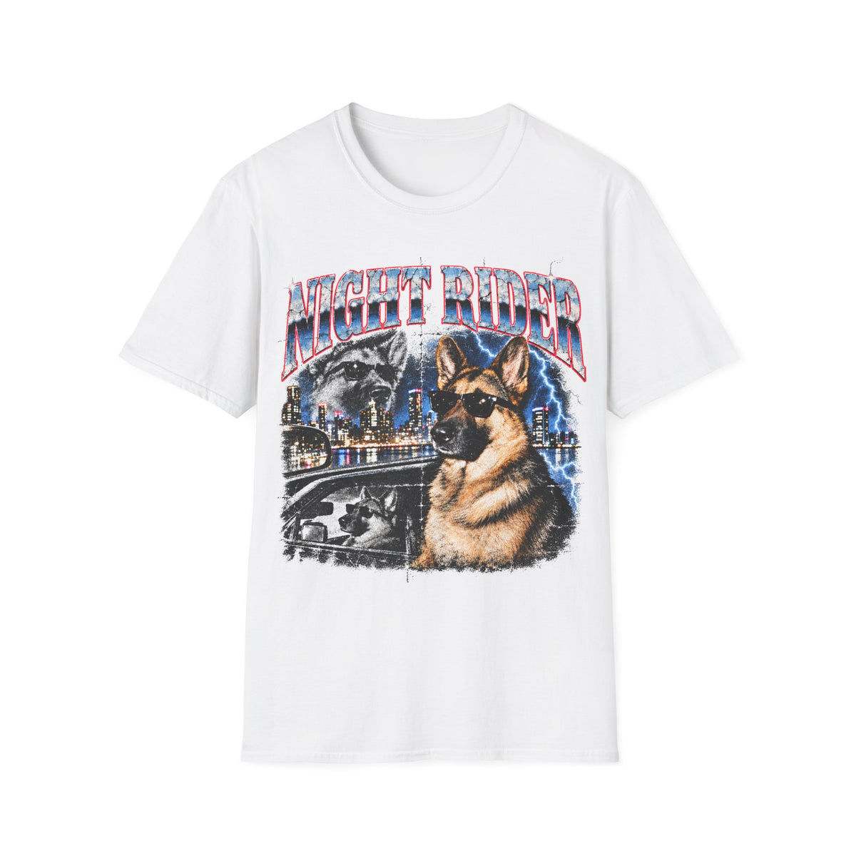 Night Rider Dog T-Shirt