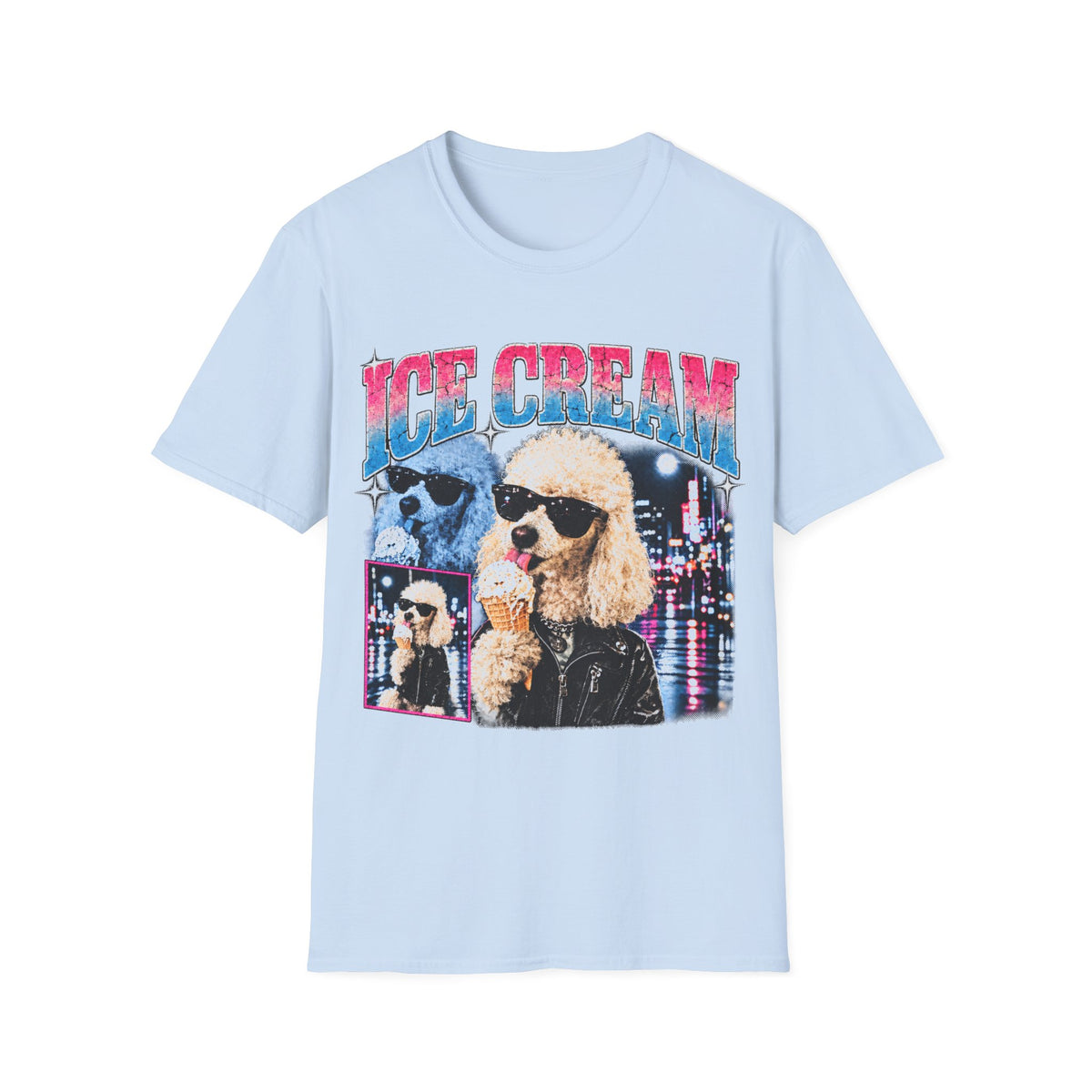 T-Shirt Caniche "Ice Cream"