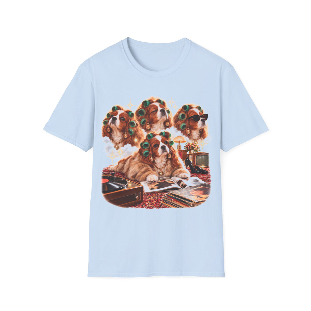 T-Shirt Cavalier King Charles Bigoudis