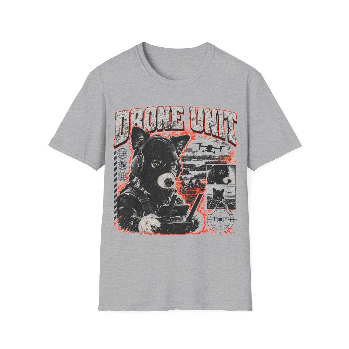 Drone Unit Bataclava Dog T-Shirt