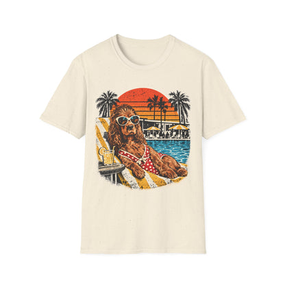 T-Shirt Cocker Piscine