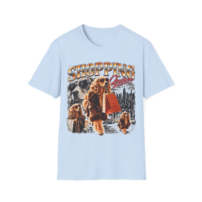 Shopping Queen Dog T-Shirt