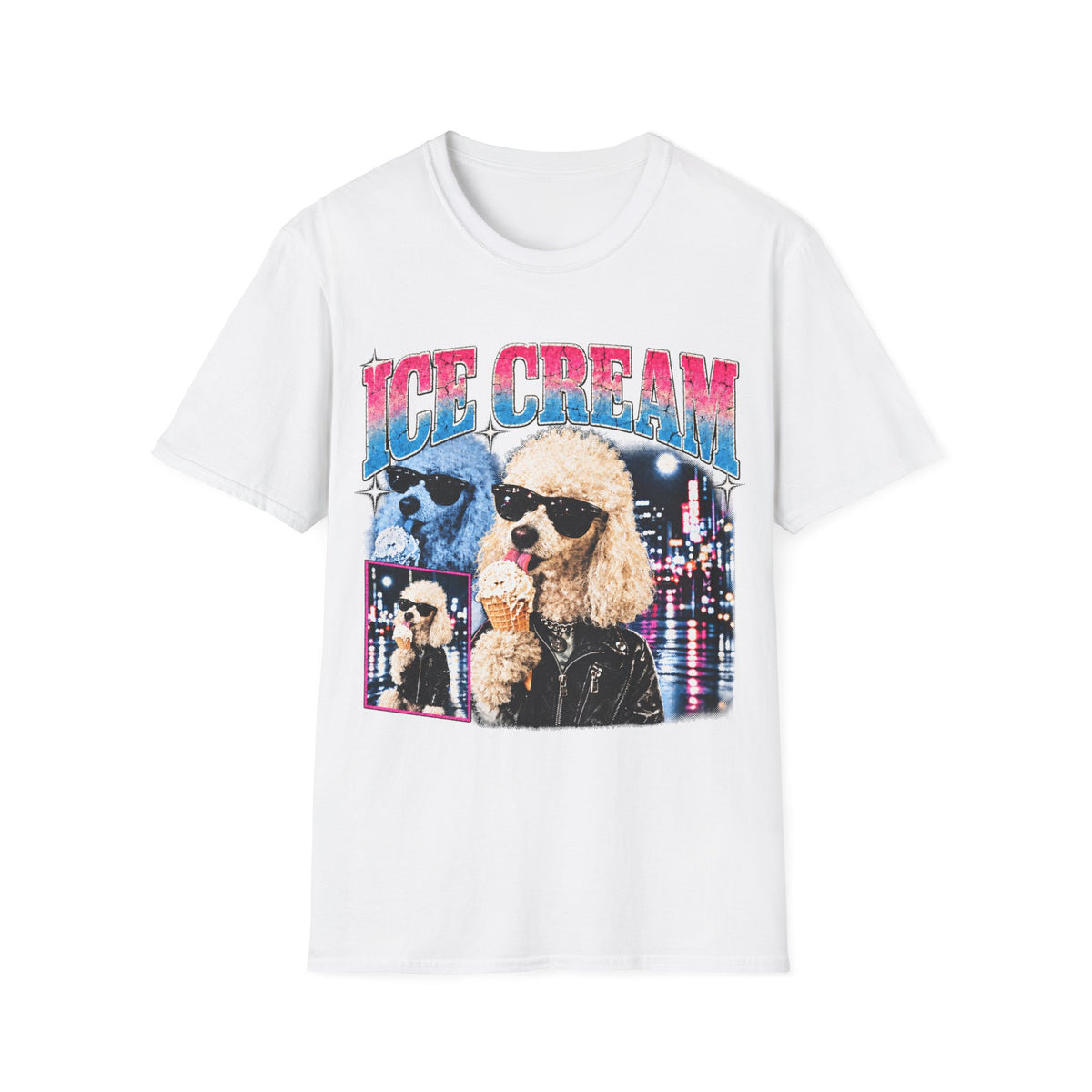 T-Shirt Caniche "Ice Cream"