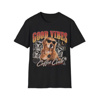Good Vibes Coffee Club Dog T-Shirt