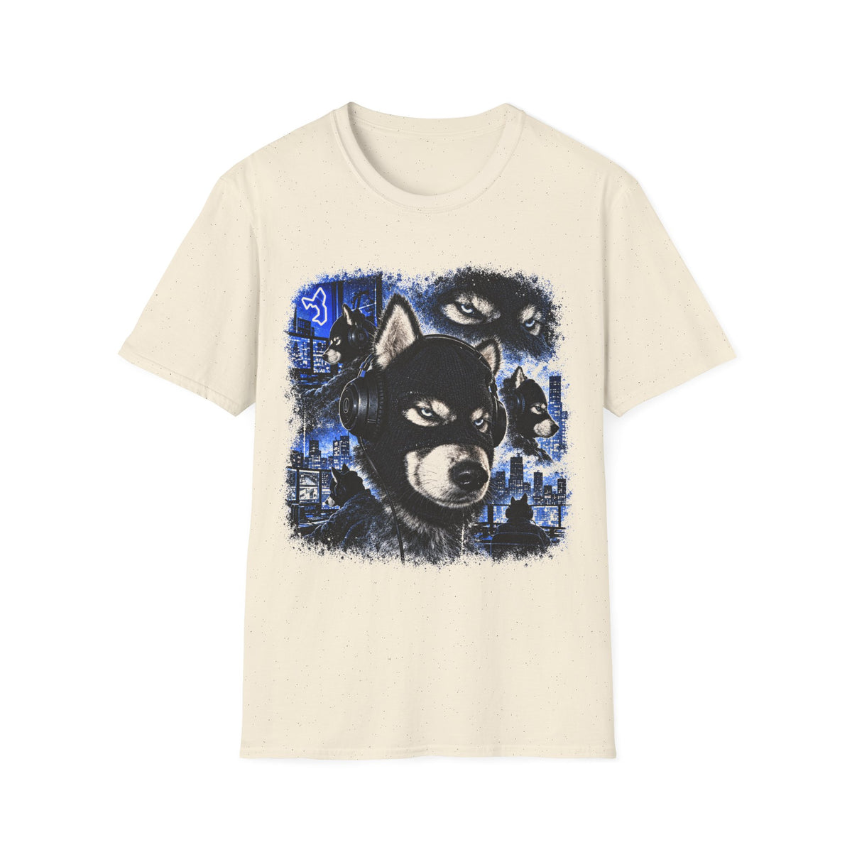 T-Shirt Husky Cagoule Hacker